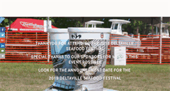 Desktop Screenshot of deltavilleseafoodfestival.com